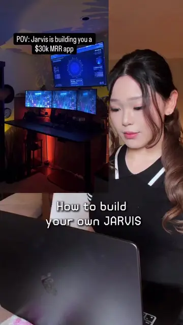 you can live out your tony stark fantasy now 🤖 this jarvis setup has been going