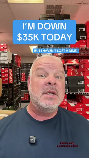How can I be down $35K today but haven’t lost a dime? #money #wealth #finance #i
