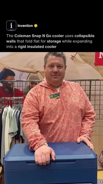 Original Video Credit: IG/jerrymoesmenswear A full-size hard cooler quickly tran