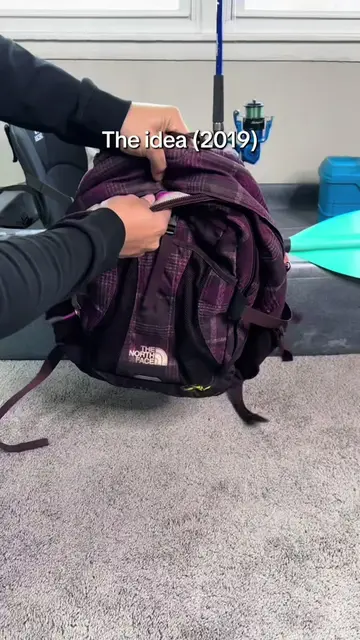 The evolution of our fishing backpack 😎🎣#fishing #fishingtiktoks #fishinglife 