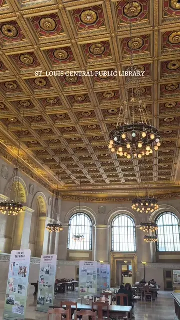 One of the most stunning libraries I’ve ever seen! #library #stlouispubliclibrar