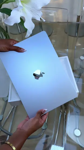 Finally got the Macbook🎀. Now how do I make money???🤭 @apple  #macbookair #m5 