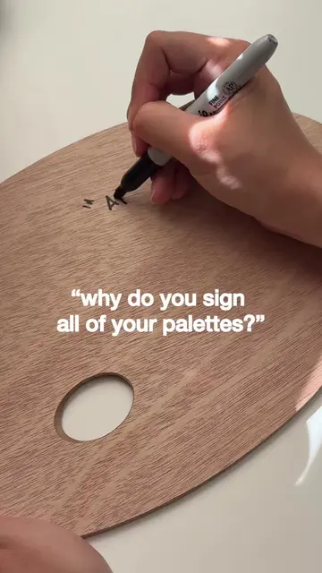 what would you do with the palette? im loving hearing your ideas! #art #painting