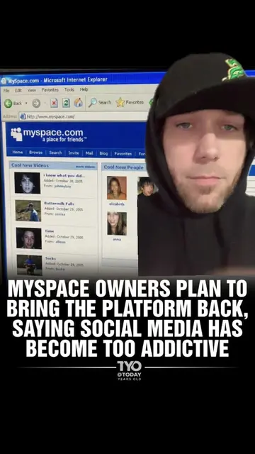 #greenscreen MySpace is coming back! #MySpace #OurRealm #FirePower #Millennials