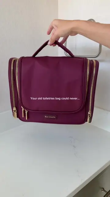 We fixed your chaos 🤝 Meet our viral Odyssey Toiletries Bag that fits your 12-s