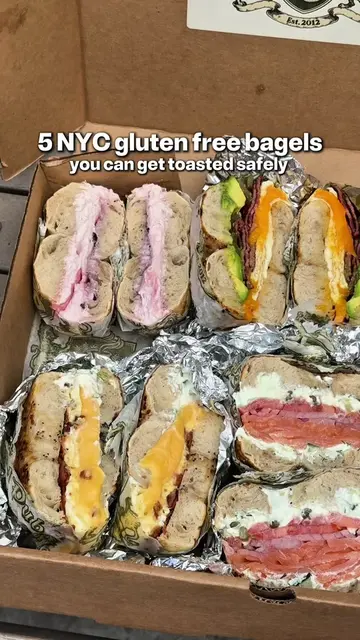 Gluten free bagels are becoming more available in NYC, but here’s a list of plac
