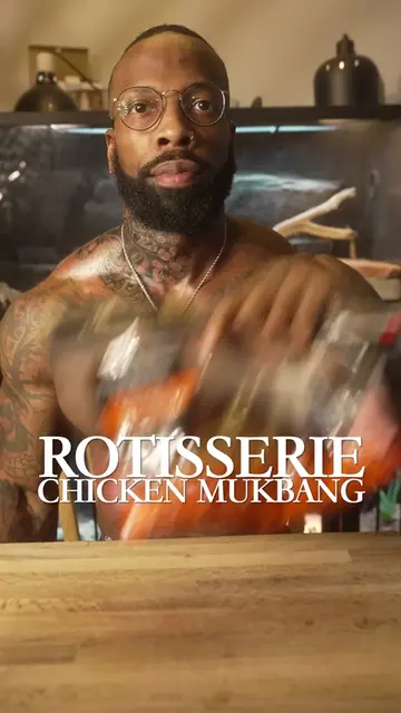 Mukbang Watch me eat this whole Rotisserie Chicken the CORRECT way. 🍗 Also, fol