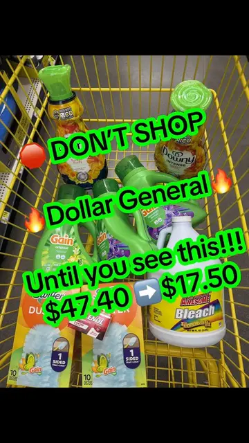 Dollar General  Don’t Shop until you see this!!!! $47.40 ➡️$17.50  Here’s a grea