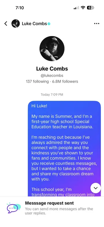 Day 8: 🎸 **Hey Luke Combs... this Louisiana teacher is asking for your help.** 