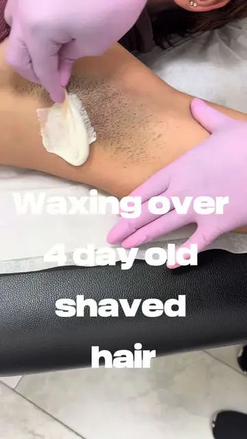 POV: You think your underarm hair is too short to wax… 👀 Watch until the end! �