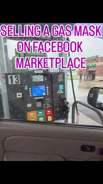 selling a gas mask on marketplace. episode 876 #reseller #DIY #fyp #sales #custo