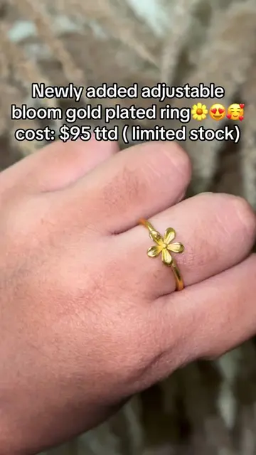 🌼✨ NEW STYLE ALERT! ✨💕 Meet our Bloom Ring 🌼💛 The perfect everyday ring to a