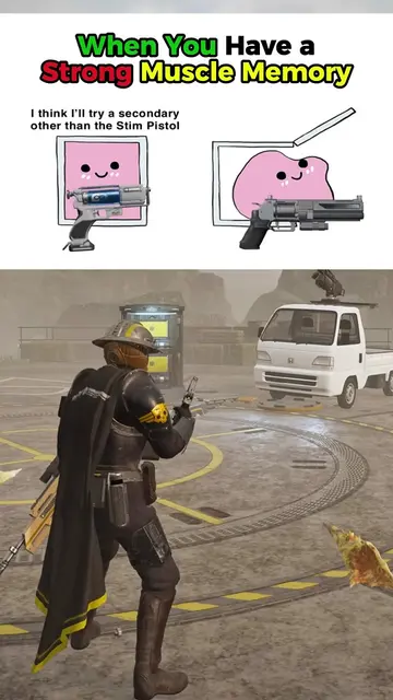 when you've a strong muscle memory  #helldivers2 #helldivers #helldivers2gamepla
