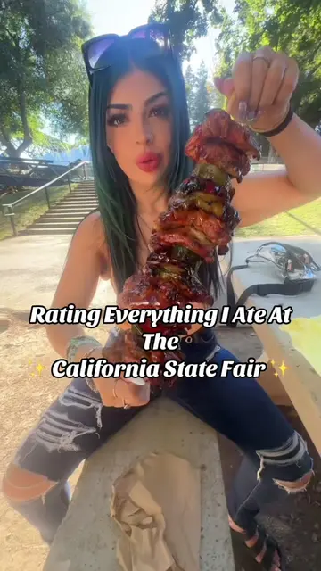 Everything I ate at the Fair! 😋  #Foodie #californiastatefair #carnivalfood #fa