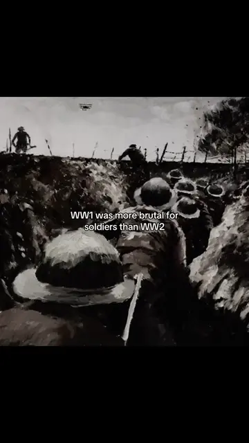 Ww2 had tanks, ww1 had only people  #ww1 #ww2 #war #sad #History 