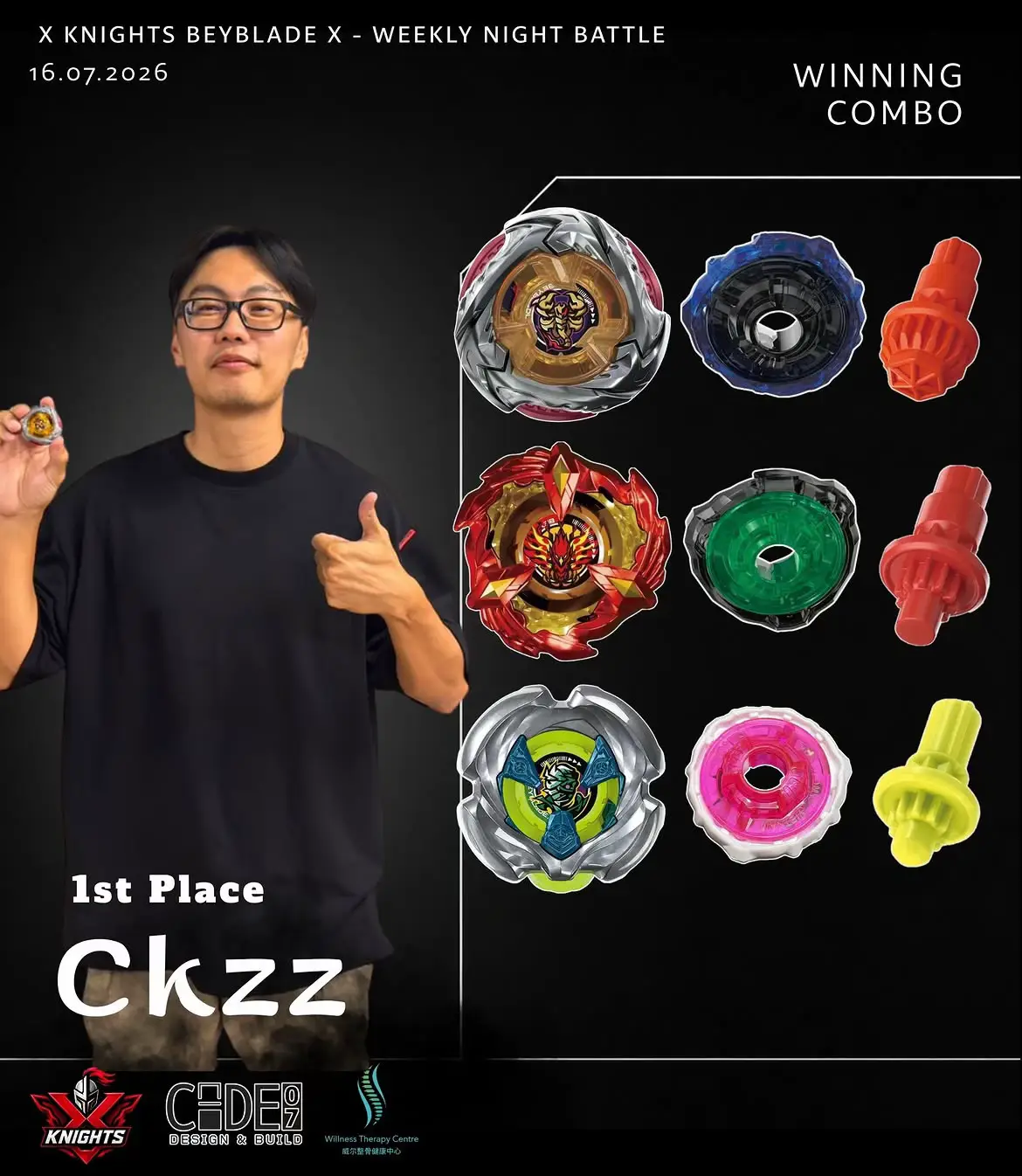 *48pax Tournament* 🥇 1. Ckzz Scorpio Spear 960 H Phoenix Wing 360 R Mummy Curse
