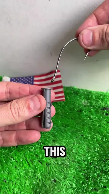 He Put a Wall Anchor on a Fishing Hook… The Result Was Incredible #FishingHack #