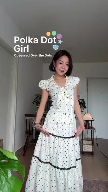 Polka Dot girl era✨ @TEN11  #polkadot #polkadotoutfit #ten11cambodia #outfitinsp