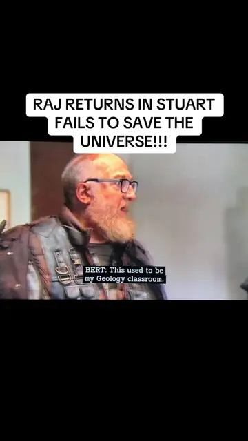 Raj returns in stuart fails to save the universe! #fyp #raj #youngsheldon #tbbt 