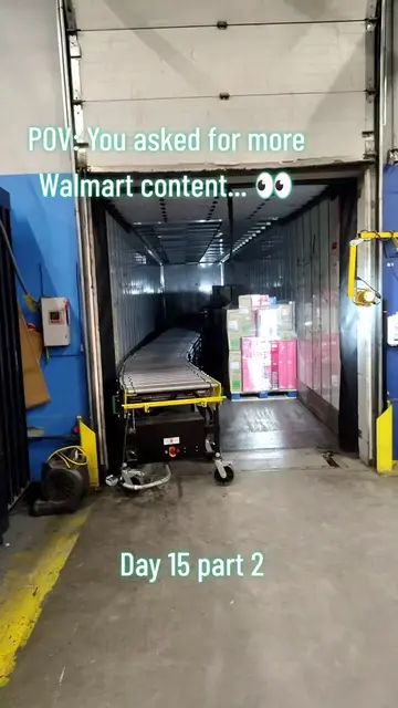 A little behind-the-scenes from my day at Walmart. 💙 Who else is working today?