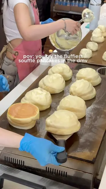 This Japanese café is known for its delicious desserts, especially its fluffy so