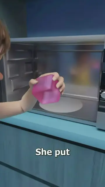 How Tge Squishy Toy Blew Up Her Face #fyp #3danimation #toy #xyzbca #LearnOnTikT