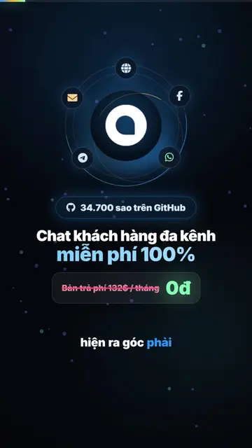 Cái ô chat góc phải website mua hàng — có phần mềm làm y hệt, gom cả Facebook, I