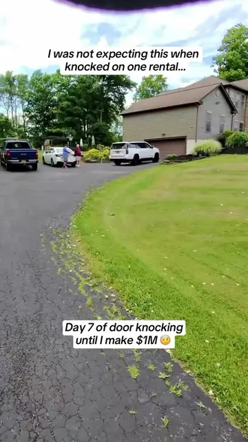 Day 8 of Door Knocking Until I Make $1M This guy owned the house I knocked on, t
