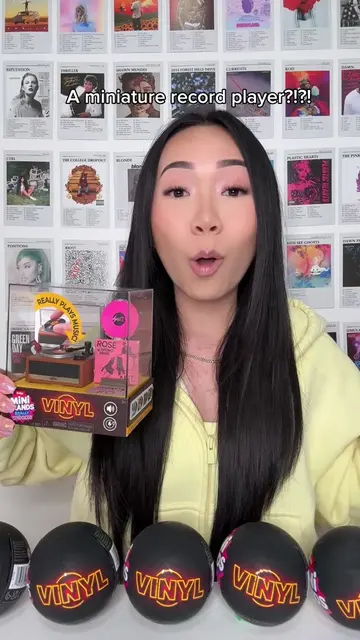 "A miniature record player that actually works?📀  Mini Brands Vinyl is here! It