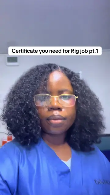 Certificate you need for rig job #oilandgas #offshore #rig #engineering #occupat
