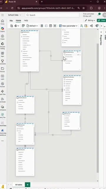 Create a semantic model (dataset) in Microsoft Fabric in ep 4 of power bi back t