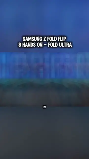 SAMSUNG Z FOLD FLIP 8 HANDS ON - FOLD ULTRA.... #fyp #samsung #samsungfold #smar
