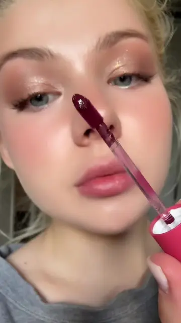 it girl lipstick ❤️‍🩹 using silky matte lip ink - 09 mulberry ink from @Judydol