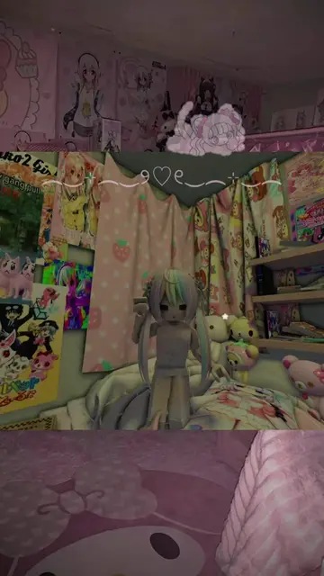 •───୨୧───• game:roblox place:hikkikomori experience; a bedroom of a online girl 