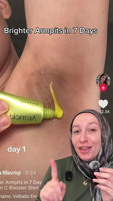 تفتيح في ٧ ايام؟  Brighter Armpits in 7 Days؟!  Product:  @Arencia Vitamin c boo