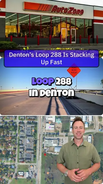 A new AutoZone is coming to Loop 288 in Denton, and it’s bringing some company. 