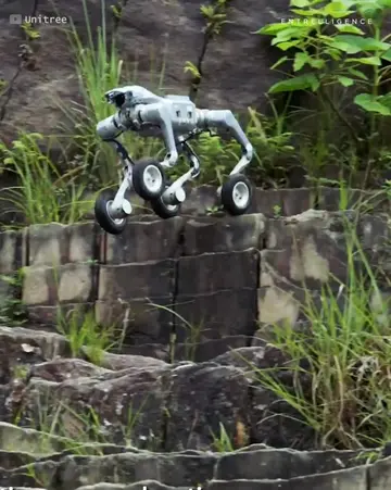 TECH: 🤖Unitree Unveils AS2-W Hybrid Robot for All Terrain Exploration Unitree h