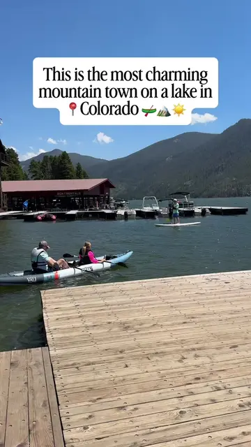 Life is a dream in Grand Lake 😍🏔️🛶☀️💦 Add this charming mountain town to you