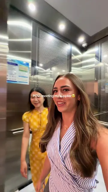 Meeting my private supplier in real life 🇨🇳🏭🥹 they are soooo nice #supplier 