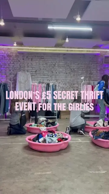 👚 - 30th of July! £5 Thrift Event 🤫 RAILS AND RAILS OF £5 VINTAGE PIECES 🎟️ V