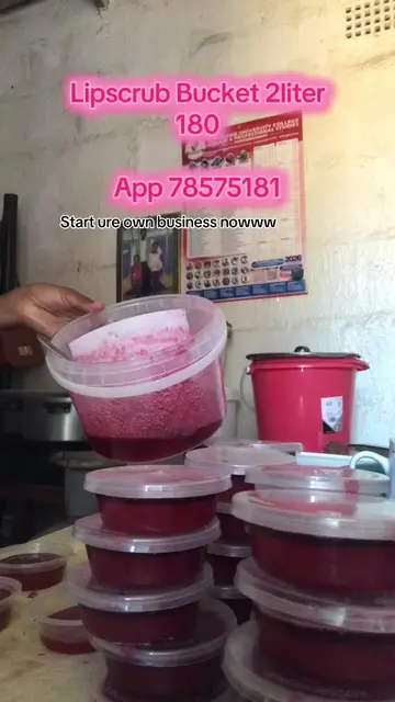 ####180 bucketof lip scrub ###start ure own business nowwww###