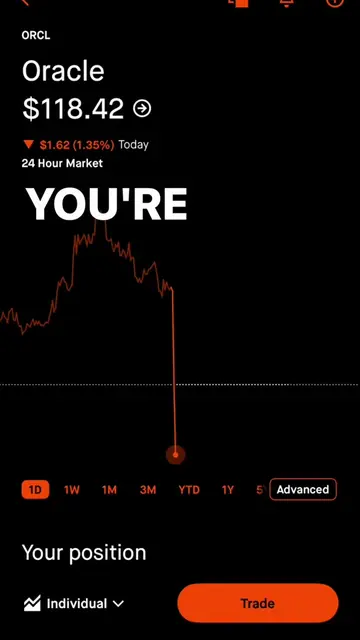 I still believe in you $ORCL 🫩🫩🫩 #stockstobuy #stockmarket #oracle #investing