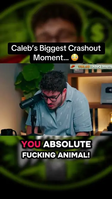 Caleb's Biggest Crashout Moment...😳 #fyp #calebhammer #financialaudit #finance 