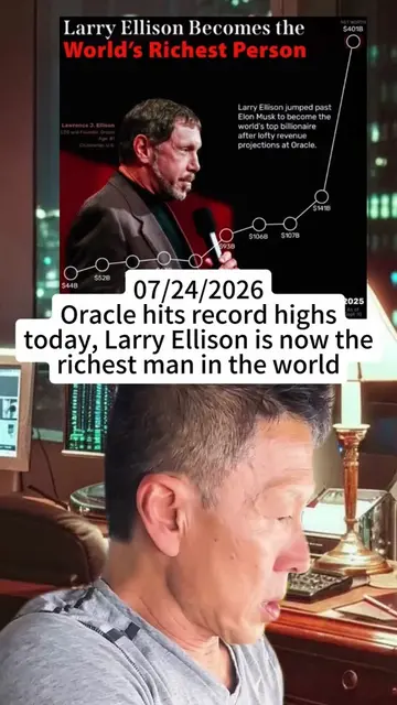 Is Larry Ellison the New King of Wall Street? 🏆💰 #InvestingSuccess #FinancialL