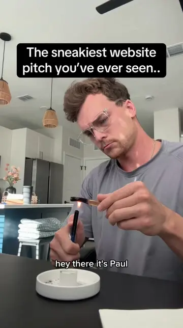 Paul didn’t see that one coming 💰🤫 #webbuilder #sales #sidehustle #coldcalling