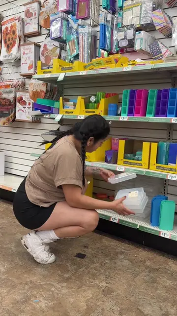 Organization is non-negotiable! These plastic containers make it so much easier 