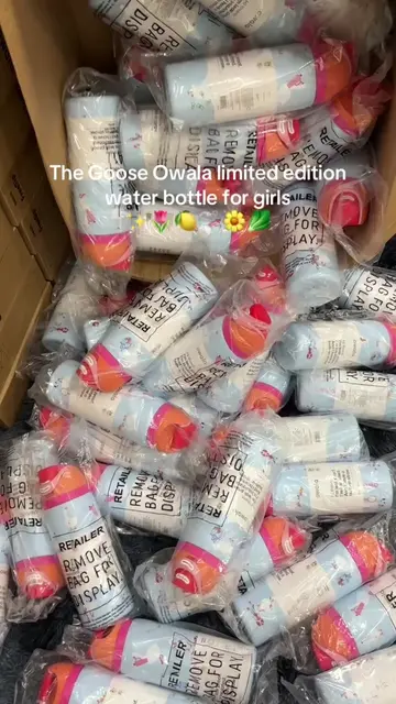 Girls, this is the Goose Owala limited edition water bottle 🌷🫧✨ #owala #girlyt