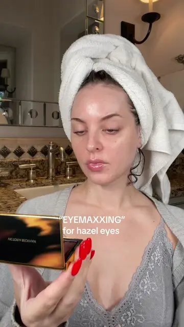 Eyemaxxing hazel eyes #makeup #eyemakeuptutorial #eyeshadow #eyemaxxing #makeupt