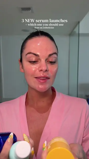 breaking down 3 new serums on the market & which you should be using depending o