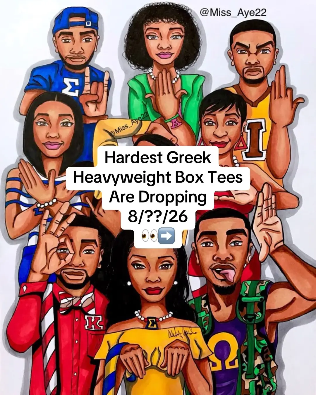 Let me know when YALL want em 😌 #divine9 #clotingbrand #greeklife #knuckifyoubu